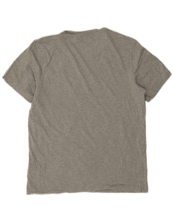 Nike Mens T-Shirt Top Medium Grey Flecked Cotton