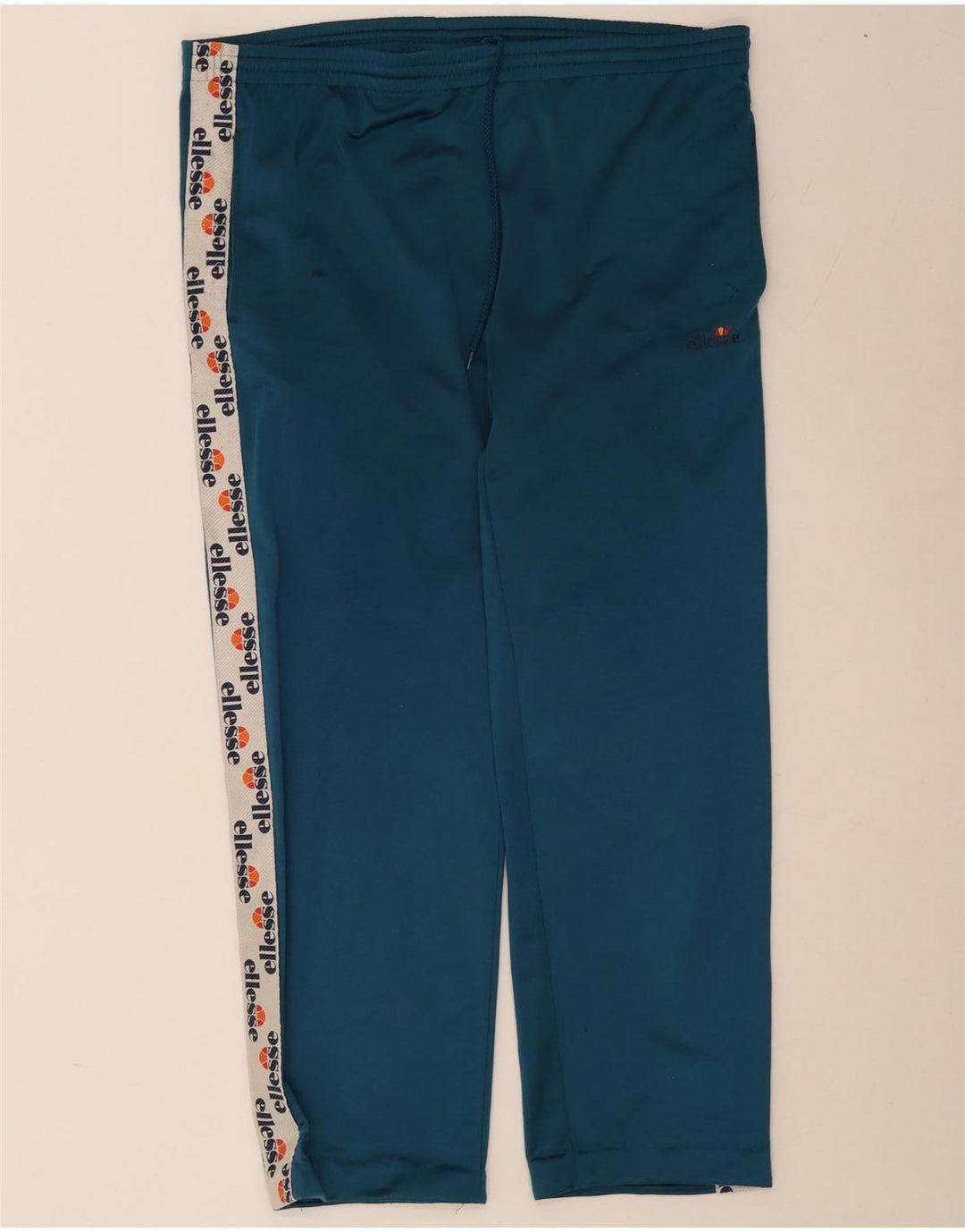 Ellesse Mens Graphic Tracksuit Trousers XL Blue Colourblock Polyester