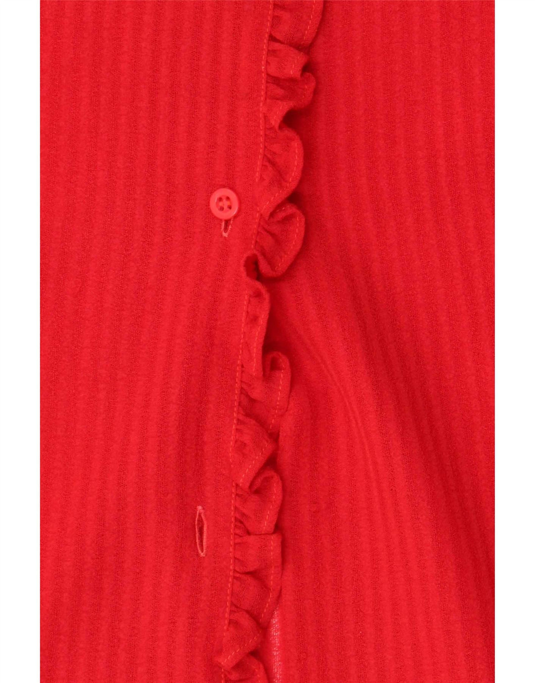 Vintage Womens Shirt Blouse UK 14 Medium Red Striped