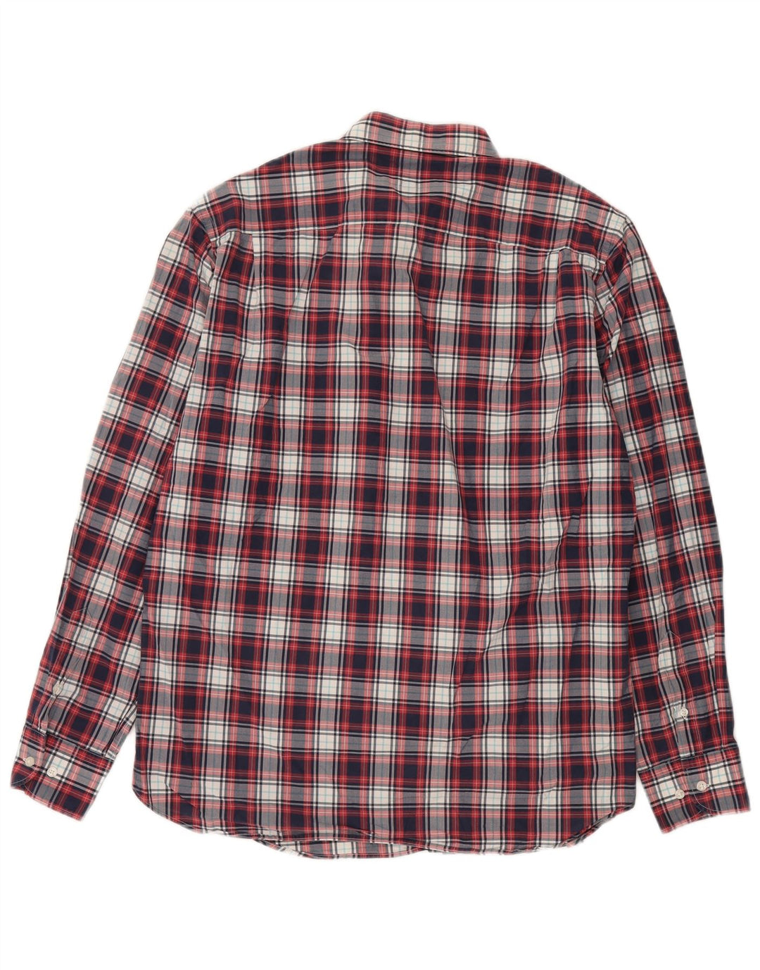 Massimo Dutti Mens Shirt XL Red Check
