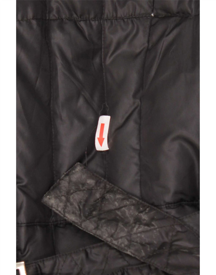 Trussardi Jeans Womens Padded Coat IT 46 Large Black