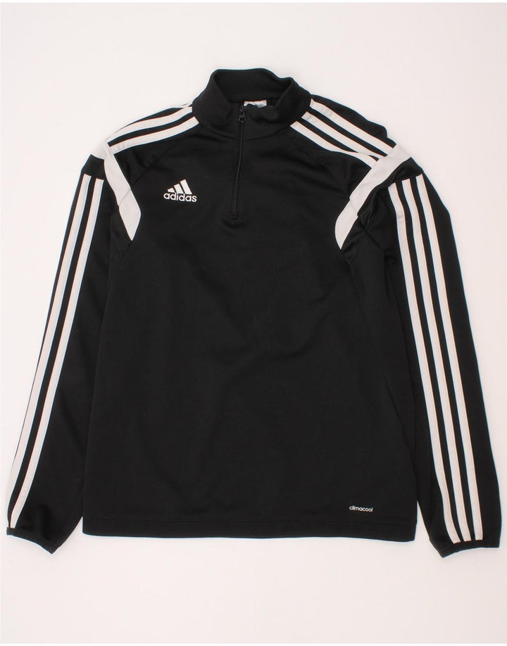 Adidas Boys Climacool Pullover Tracksuit Top 11-12 Years Large Black