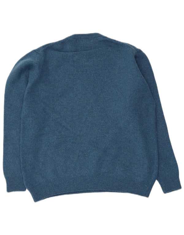 James Pringle Womens Regular Fit Crew Neck Jumper Sweater UK 16 Large Blue