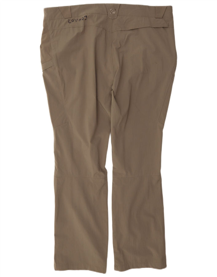 Rohan Mens Hiking Cargo Trousers W42 L31 Brown Polyamide