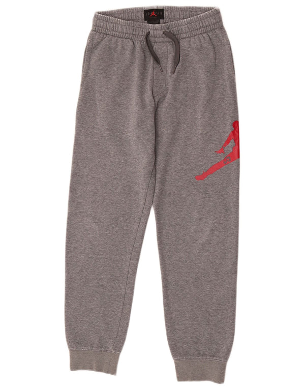 Jordan Boys Graphic Tracksuit Trousers Joggers 12-13 Years Large Grey