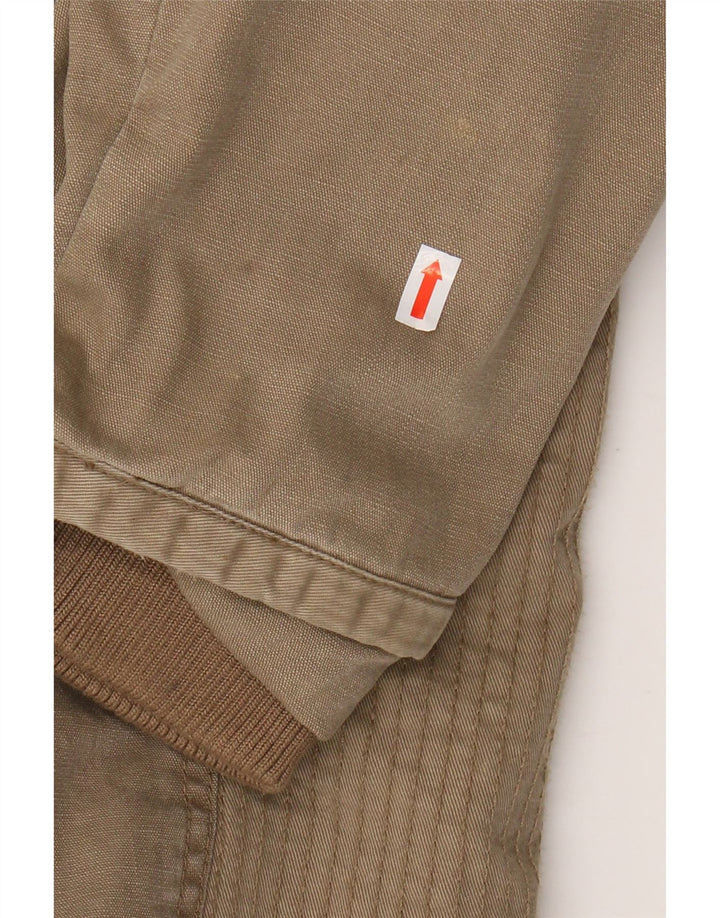 Fat Face Mens Utility Jacket UK 42 XL Beige Cotton