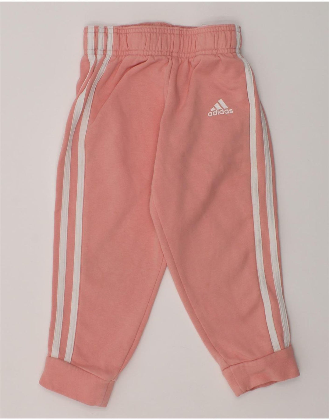 ADIDAS Girls Tracksuit Trousers Joggers 3-4 Years Pink Cotton | Vintage Adidas | Thrift | Second-Hand Adidas | Used Clothing | Messina Hembry 