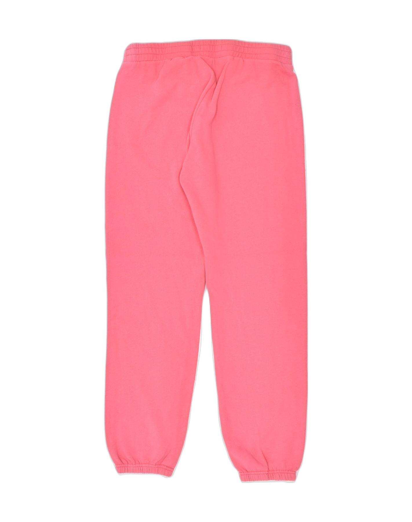 HOLLISTER Womens Tracksuit Trousers Joggers UK 10 Small Pink Cotton, Vintage & Second-Hand Clothing Online
