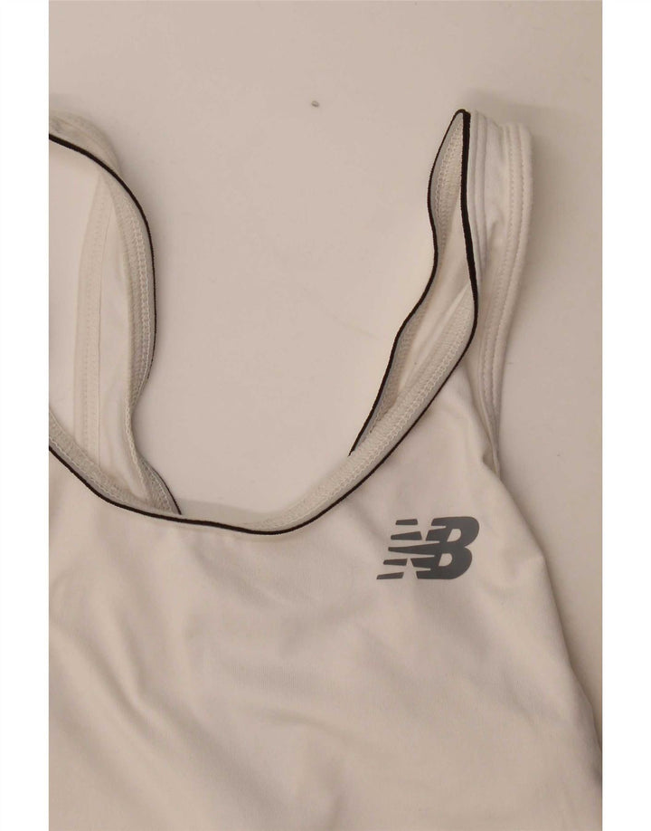 New Balance Womens Vest Top UK 8 Small White