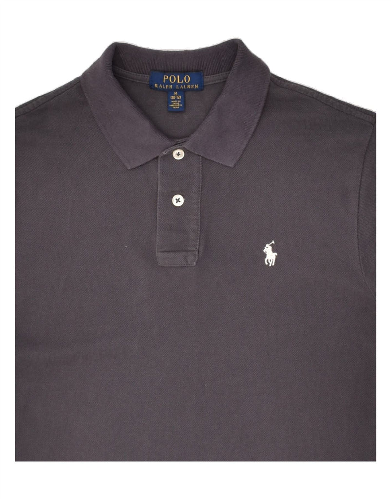 POLO RALPH LAUREN Boys Polo Shirt 10-11 Years Medium Navy Blue Cotton | Vintage Polo Ralph Lauren | Thrift | Second-Hand Polo Ralph Lauren | Used Clothing | Messina Hembry 