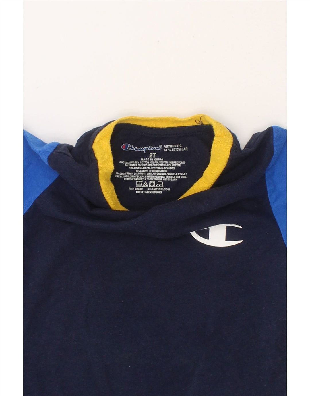 CHAMPION Baby Boys Authentic T-Shirt Top 18-24 Months Navy Blue Vintage Champion and Second-Hand Champion from Messina Hembry 