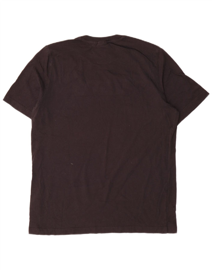 Adidas Mens Graphic T-Shirt Top Large Black Cotton