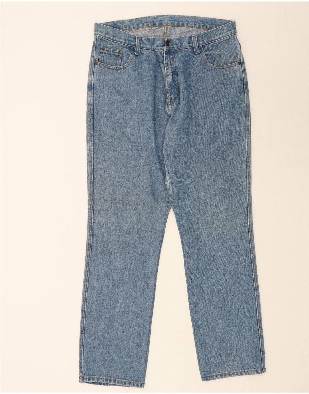 Womens Straight Jeans W36 L32 Blue Cotton Vintage Trend Line and Second-Hand Trend Line from Messina Hembry 