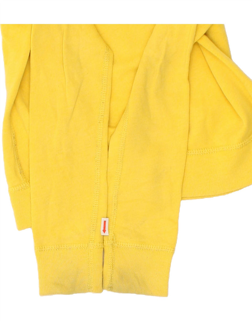 ABERCROMBIE & FITCH Girls Zip Hoodie Sweater 10-11 Years Small Yellow | Vintage Abercrombie & Fitch | Thrift | Second-Hand Abercrombie & Fitch | Used Clothing | Messina Hembry 