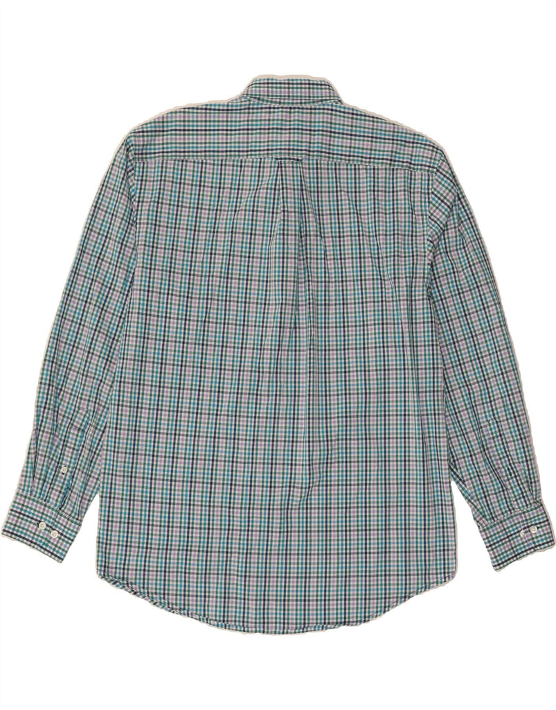 IZOD Mens Shirt Large Multicoloured Check Vintage Izod and Second-Hand Izod from Messina Hembry 