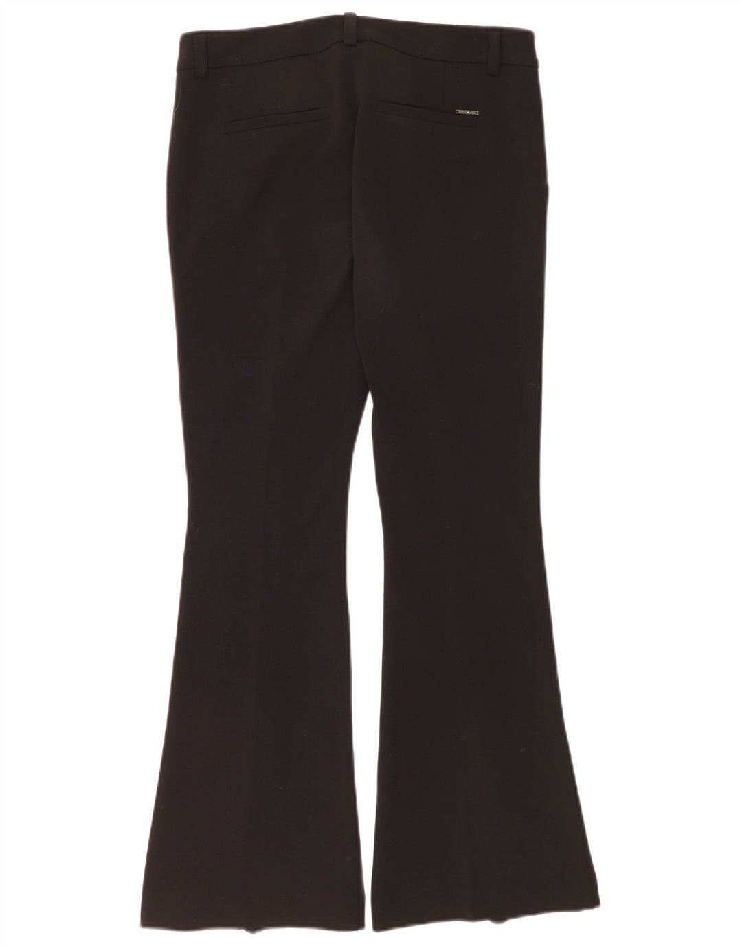 Liu Jo Womens Flare Casual Trousers IT 40 Small W30 L28 Black Polyester