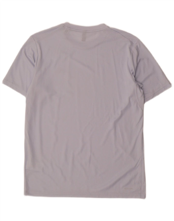 Adidas Mens T-Shirt Top Medium Grey Polyester