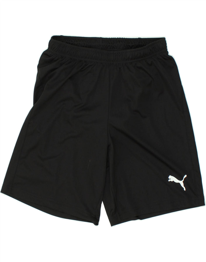 PUMA Mens Sport Shorts Medium Black | Vintage Puma | Thrift | Second-Hand Puma | Used Clothing | Messina Hembry 