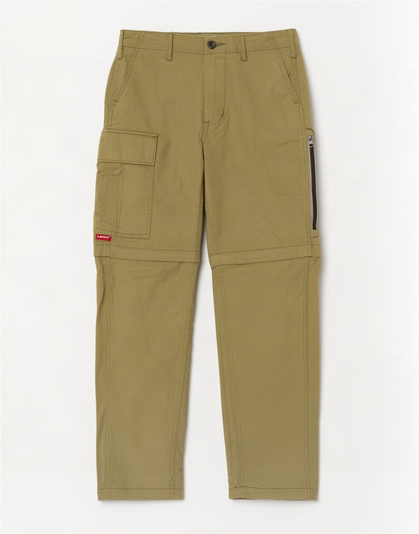 Levi's Mens Straight Cargo Trousers W30 L27 Khaki Cotton