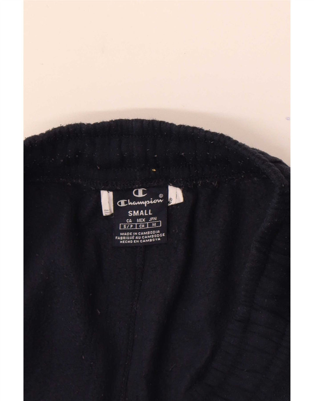Champion Mens Graphic Tracksuit Trousers Joggers Small Navy Blue