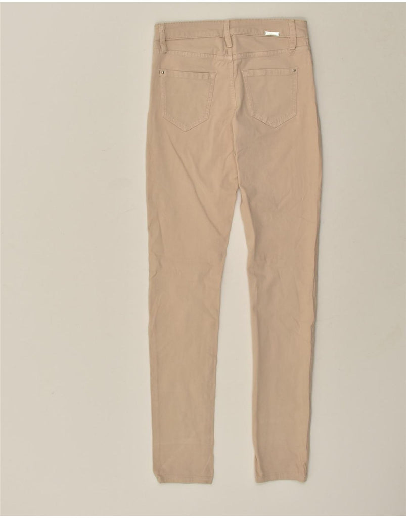 MASSIMO DUTTI Womens Skinny Casual Trousers EU 34 2XS W24 L31 Beige | Vintage Massimo Dutti | Thrift | Second-Hand Massimo Dutti | Used Clothing | Messina Hembry 