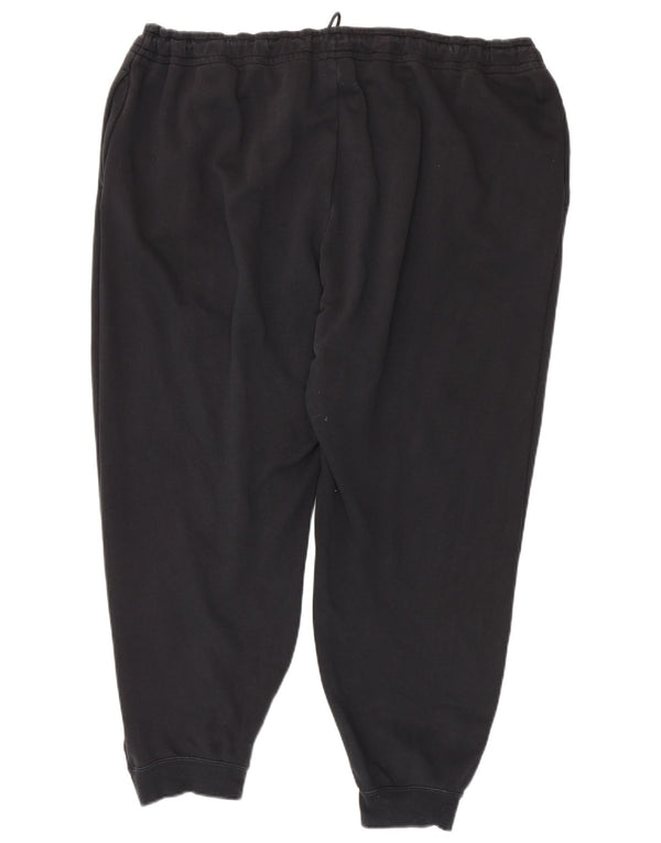 Nike Womens Crop Tracksuit Trousers Joggers UK 22 3XL Black Cotton