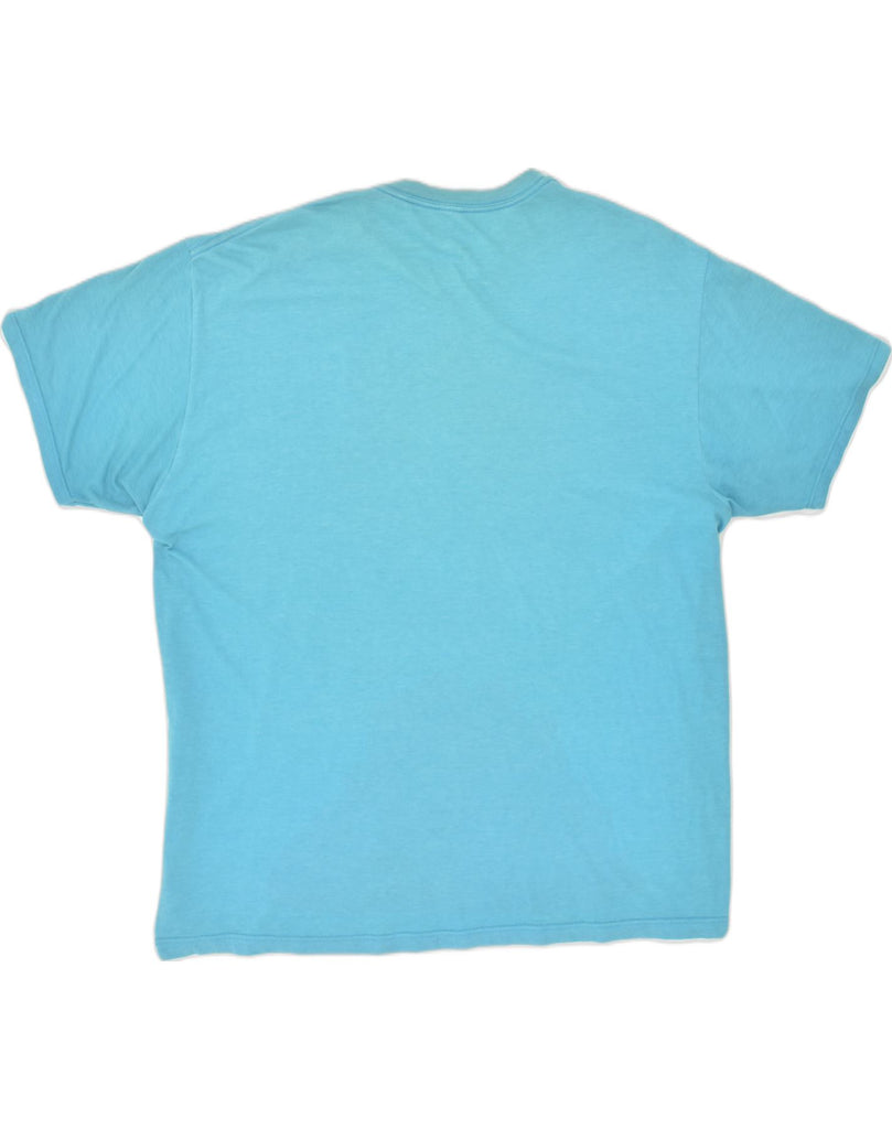 HURLEY Mens T-Shirt Top 2XL Blue Cotton | Vintage Hurley | Thrift | Second-Hand Hurley | Used Clothing | Messina Hembry 