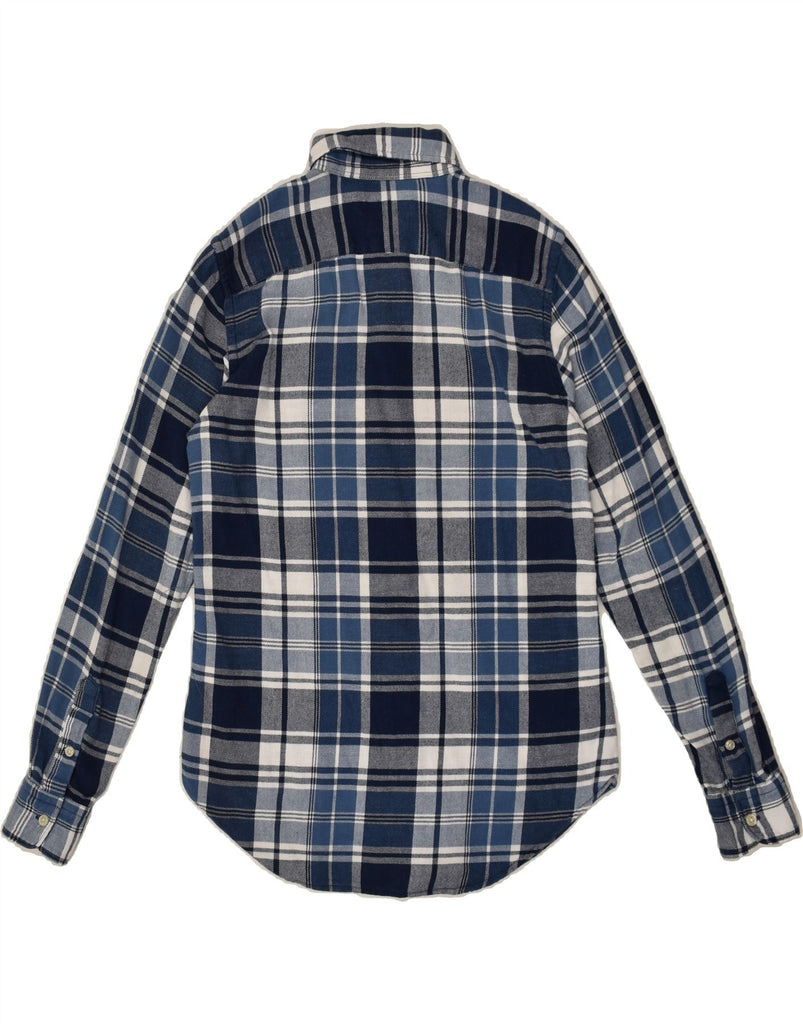 RALPH LAUREN Mens Classic Fit Shirt XS Navy Blue Check Cotton | Vintage Ralph Lauren | Thrift | Second-Hand Ralph Lauren | Used Clothing | Messina Hembry 