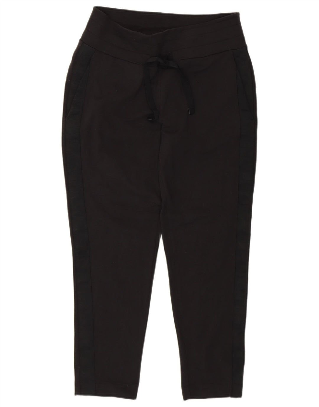 ATHLETA Womens Tracksuit Trousers UK 6 XS  Black Nylon