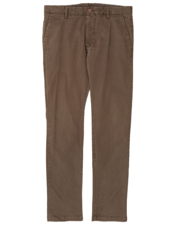 Harmont & Blaine Mens Slim Chino Trousers IT 48 Medium W38 L33 Grey Cotton