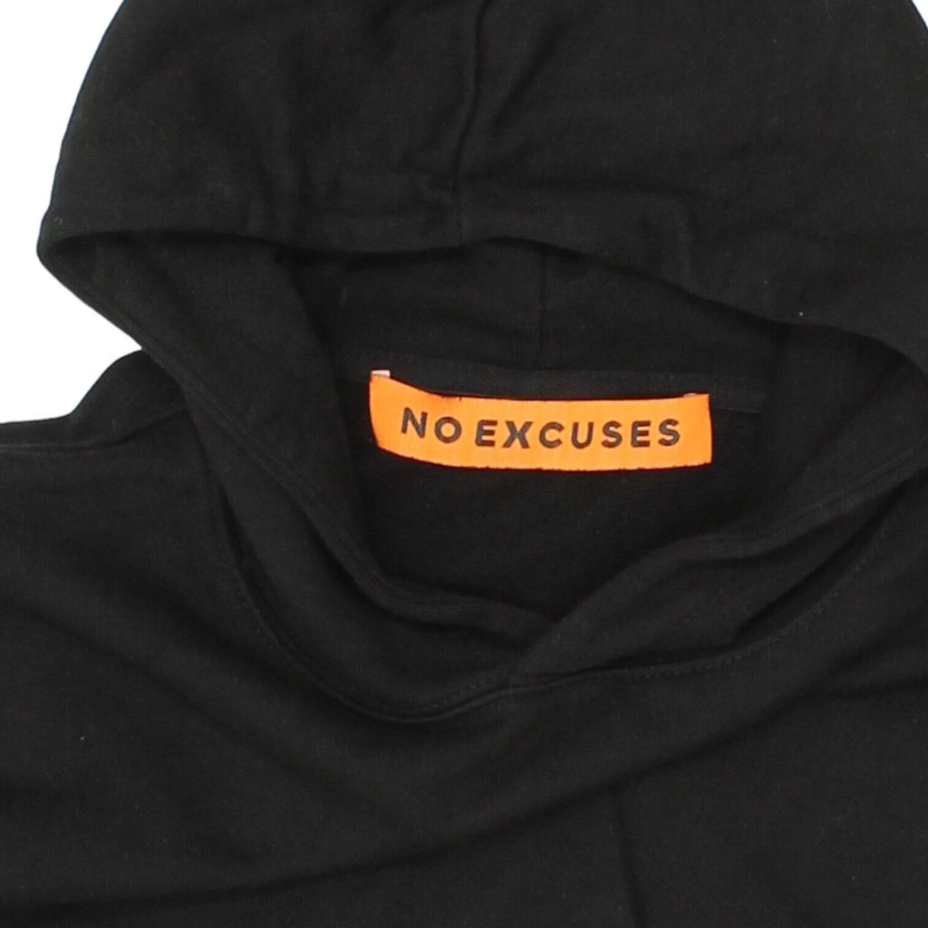 Iamstronger Nutrition No Excuses Athlete Mens Black Pullover Hoodie | Sportswear | Vintage Messina Hembry | Thrift | Second-Hand Messina Hembry | Used Clothing | Messina Hembry 