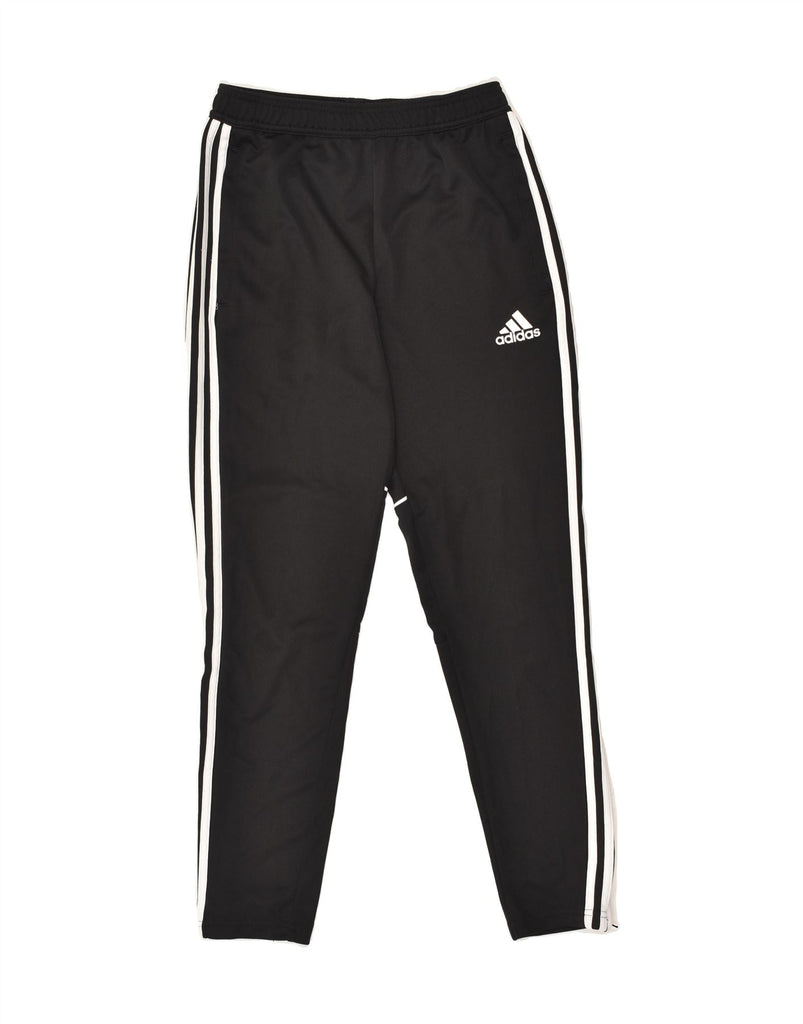 ADIDAS Mens Tracksuit Trousers Small Black Polyester | Vintage Adidas | Thrift | Second-Hand Adidas | Used Clothing | Messina Hembry 