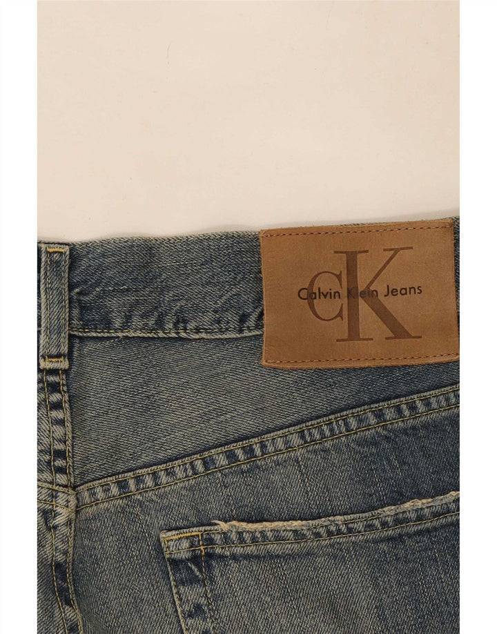 Calvin Klein Mens Straight Jeans W32 L33 Blue