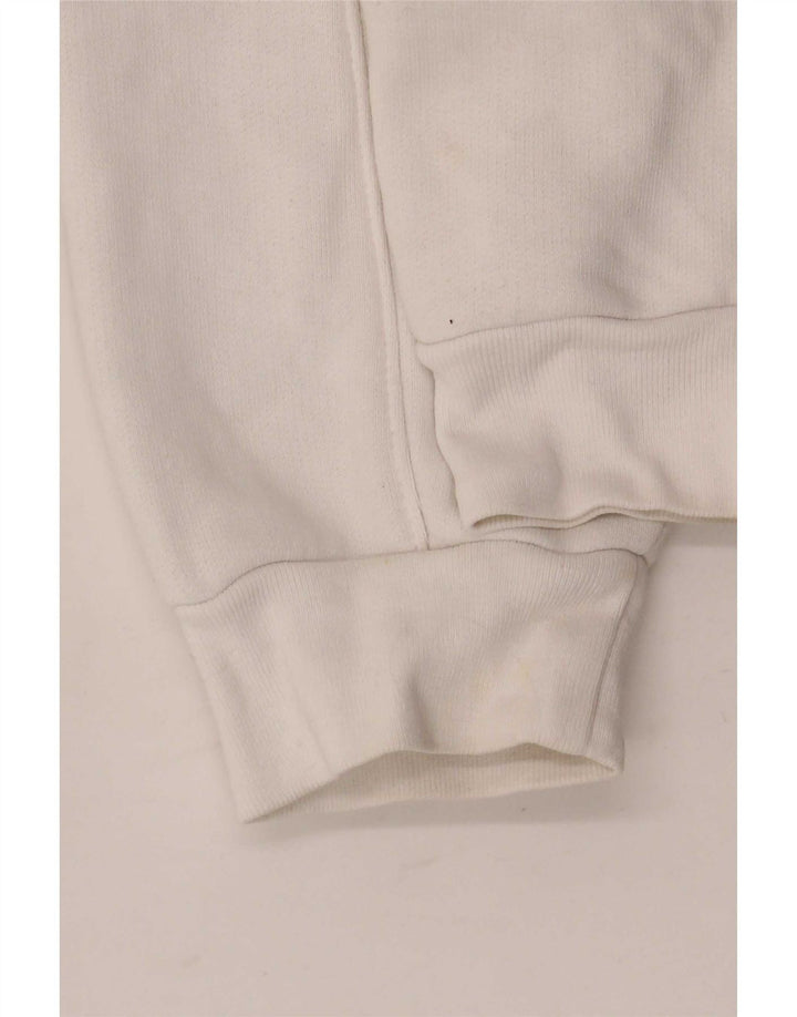 Levi's Womens Graphic Oversized Sweatshirt Jumper UK 16 Large White Cotton