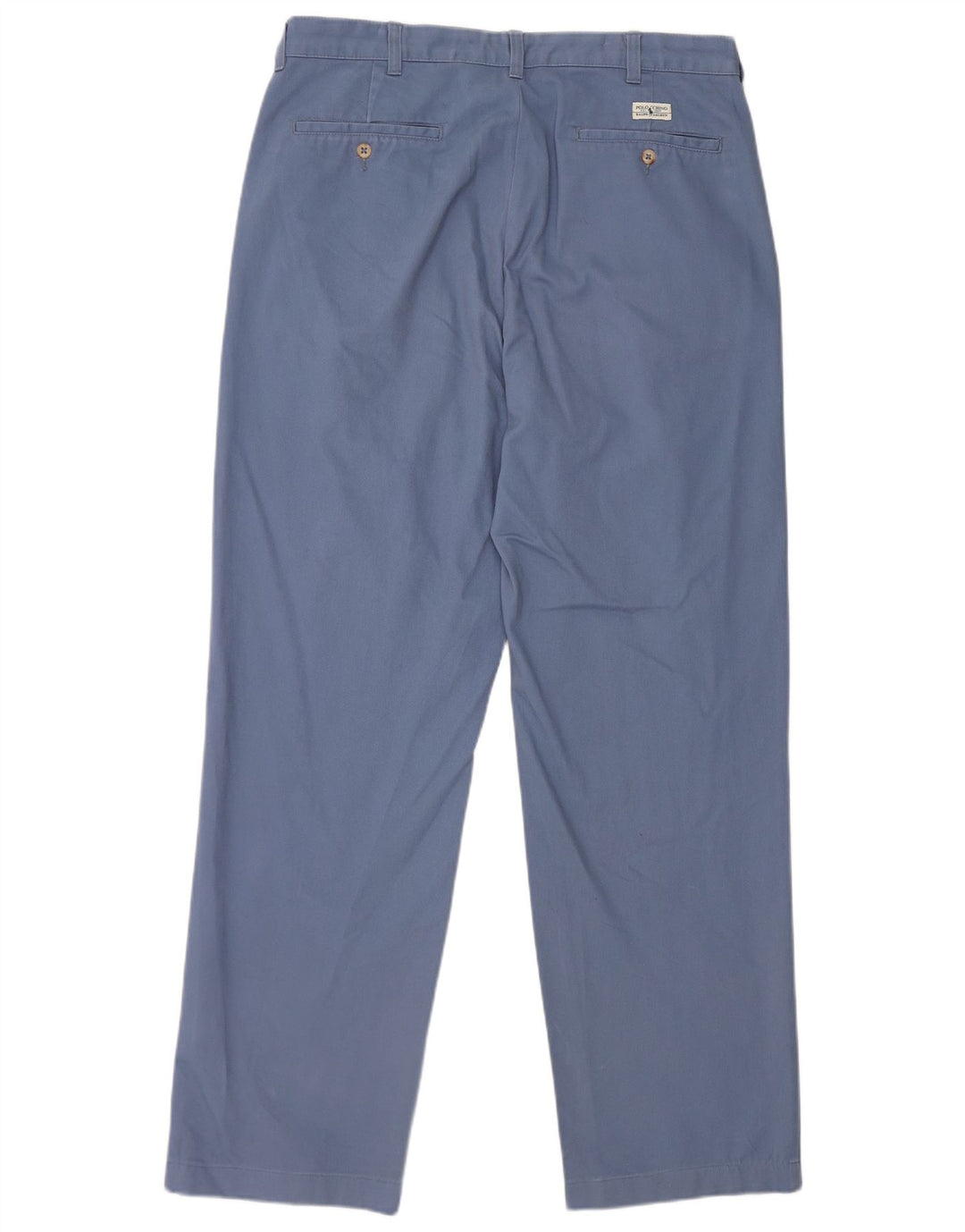 POLO RALPH LAUREN Mens Pegged Chino Trousers W36 L34 Blue Cotton