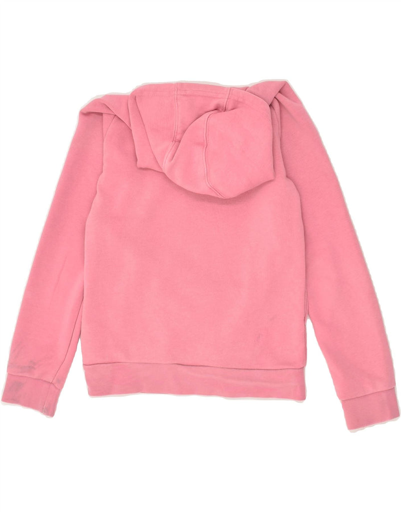 ADIDAS Girls Graphic Hoodie Jumper 7-8 Years Pink Cotton | Vintage Adidas | Thrift | Second-Hand Adidas | Used Clothing | Messina Hembry 