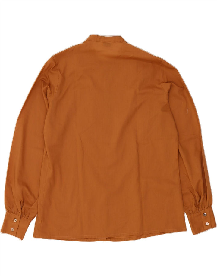 VINTAGE Womens Shirt Blouse EU 44 XL Brown Polyester Vintage Vintage and Second-Hand Vintage from Messina Hembry 