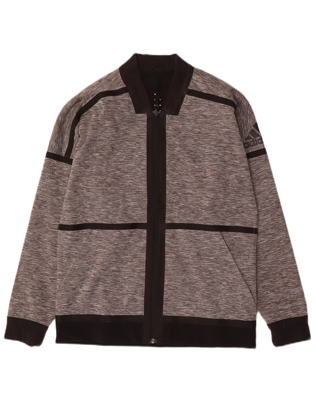 Adidas Mens Reversible Tracksuit Top Jacket Small Grey Colourblock