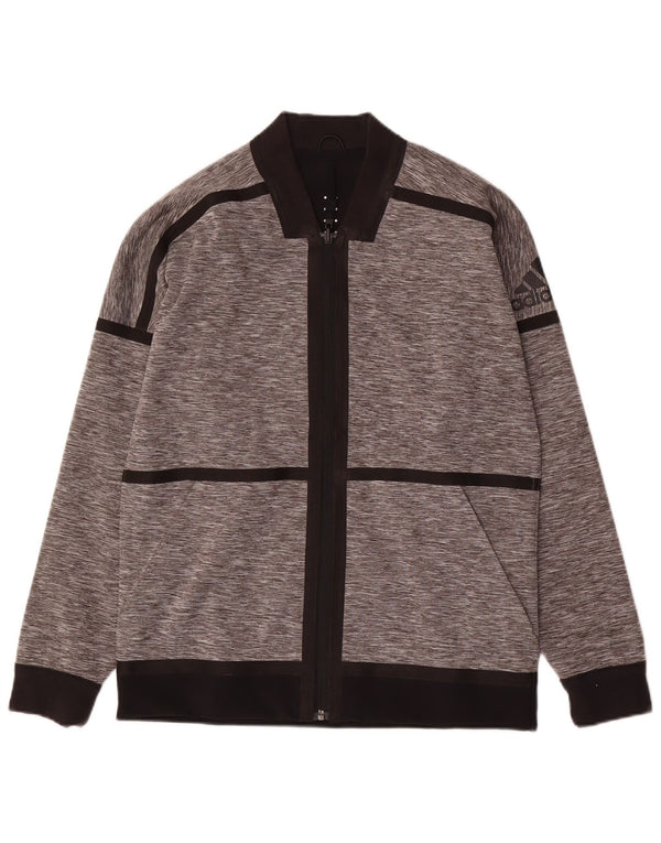 Adidas Mens Reversible Tracksuit Top Jacket Small Grey Colourblock