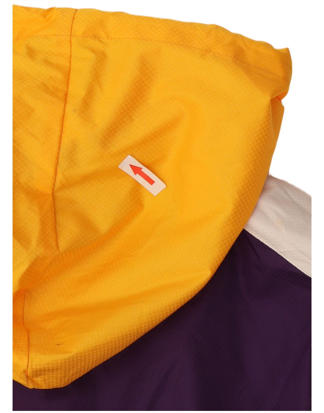 Mitchell & Ness Mens Graphic Rain Jacket UK 40 Large Purple Colourblock