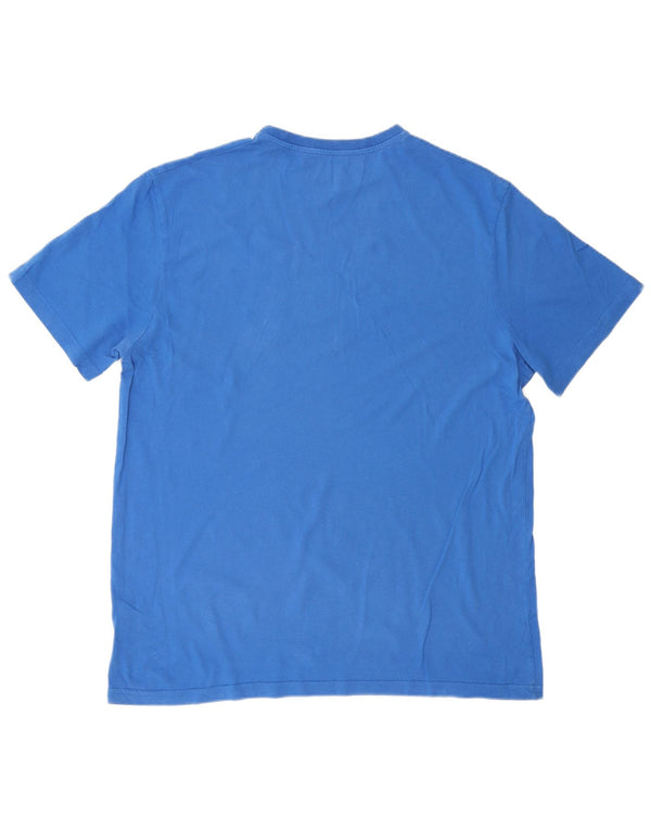 MITCHELL & NESS Mens Los Angeles Lakers Graphic T-Shirt Top XL Blue Cotton