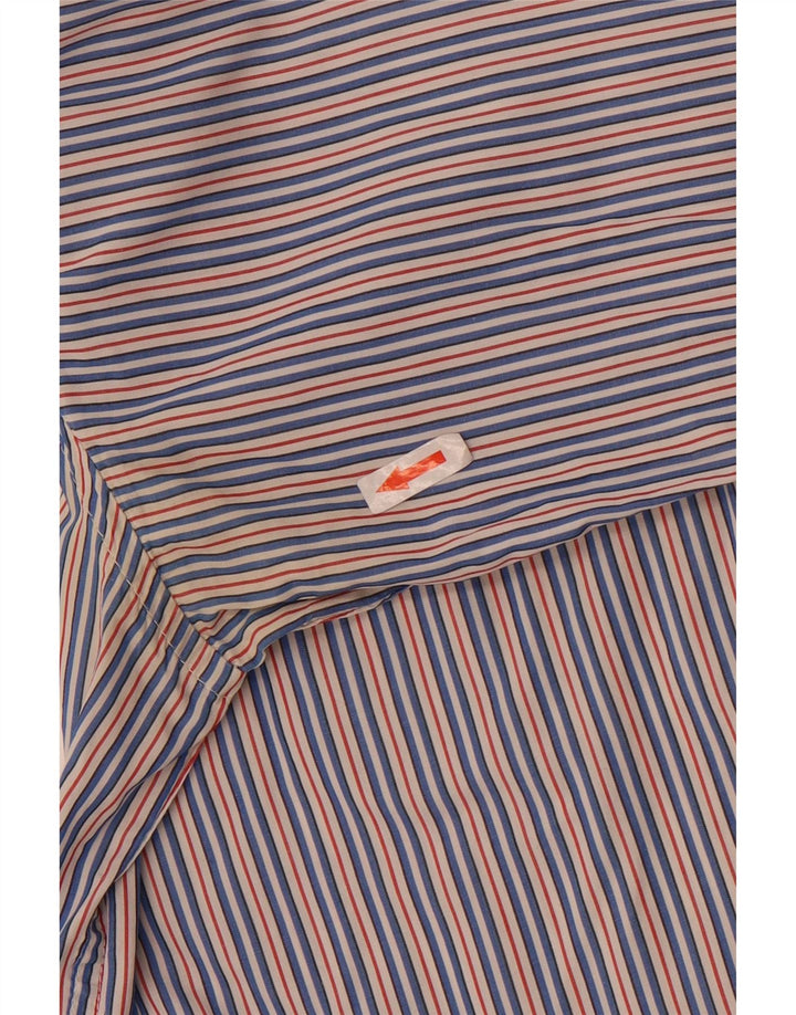 Timberland Mens Slim Fit Shirt XL Blue Striped