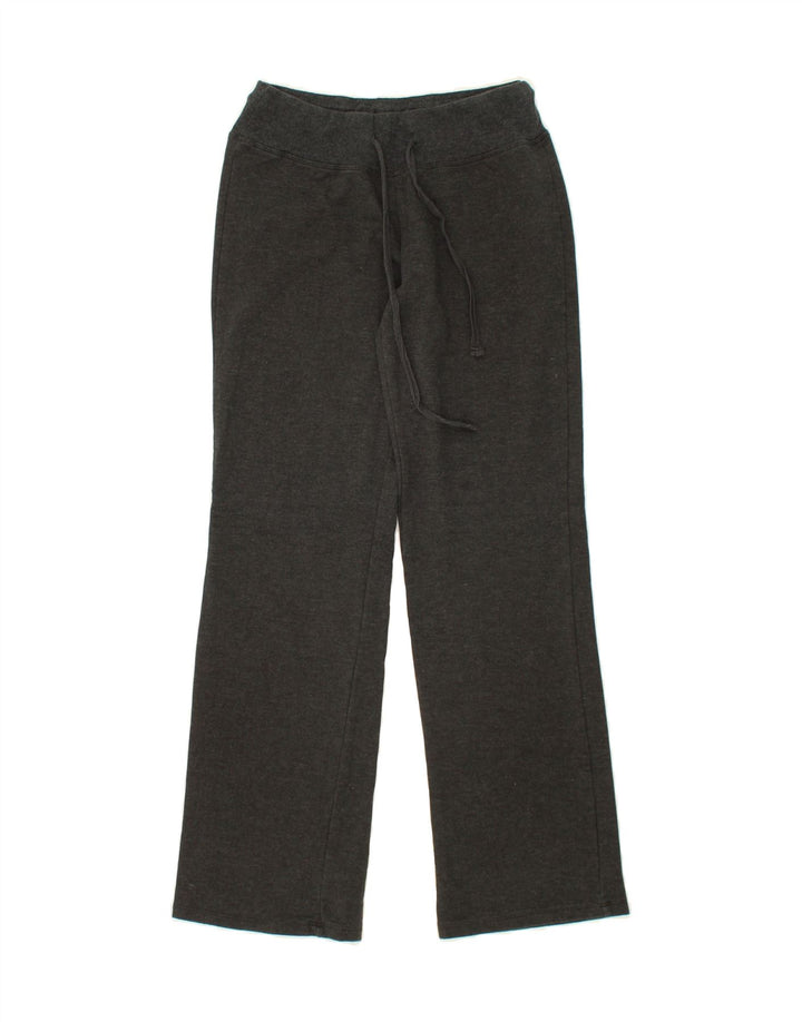 EDDIE BAUER Womens Tracksuit Trousers UK 10 Small  Grey Cotton Vintage Eddie Bauer and Second-Hand Eddie Bauer from Messina Hembry 