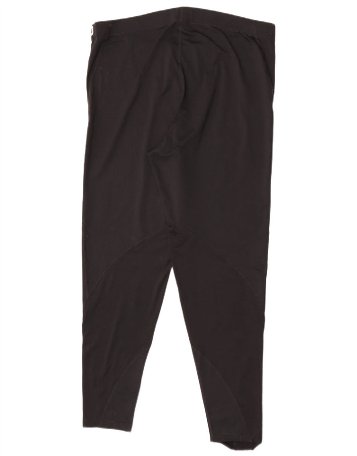 Nike Womens Dri Fit Graphic Leggings UK 20 2XL  Black