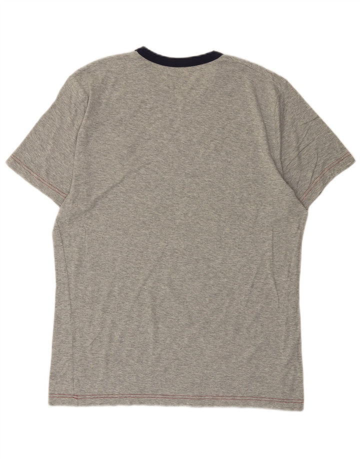 FILA Mens T-Shirt Top Medium Grey Cotton