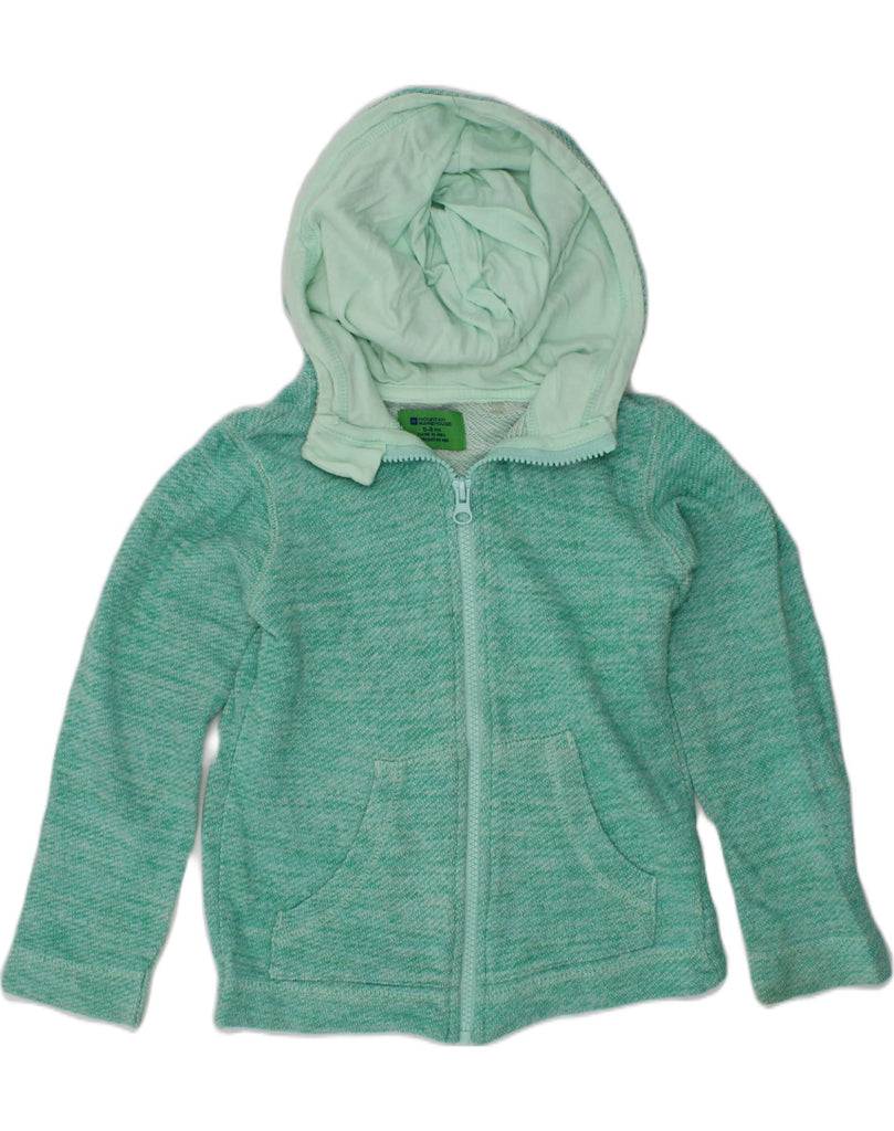 MOUNTAIN WAREHOUSE Boys Zip Hoodie Sweater 5-6 Years Green Cotton | Vintage Mountain Warehouse | Thrift | Second-Hand Mountain Warehouse | Used Clothing | Messina Hembry 