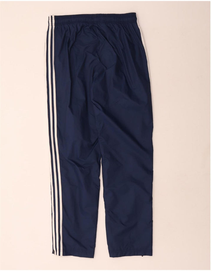 Adidas Mens Tracksuit Trousers Medium Navy Blue Polyester