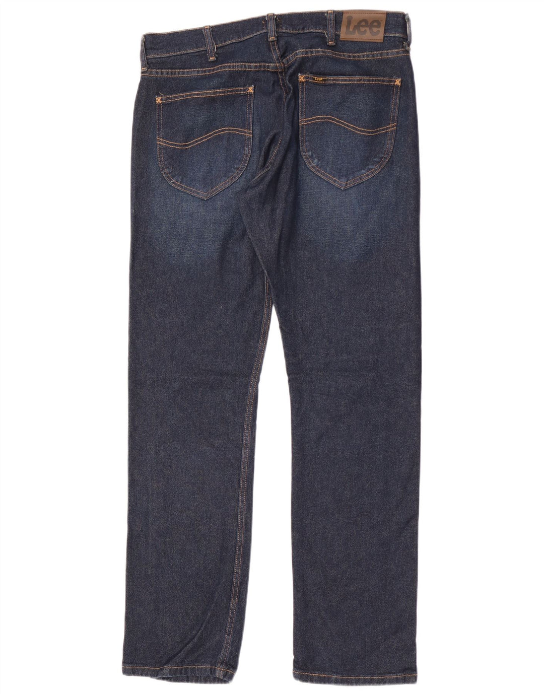 Lee Mens Slim Jeans W34 L32 Navy Blue Cotton