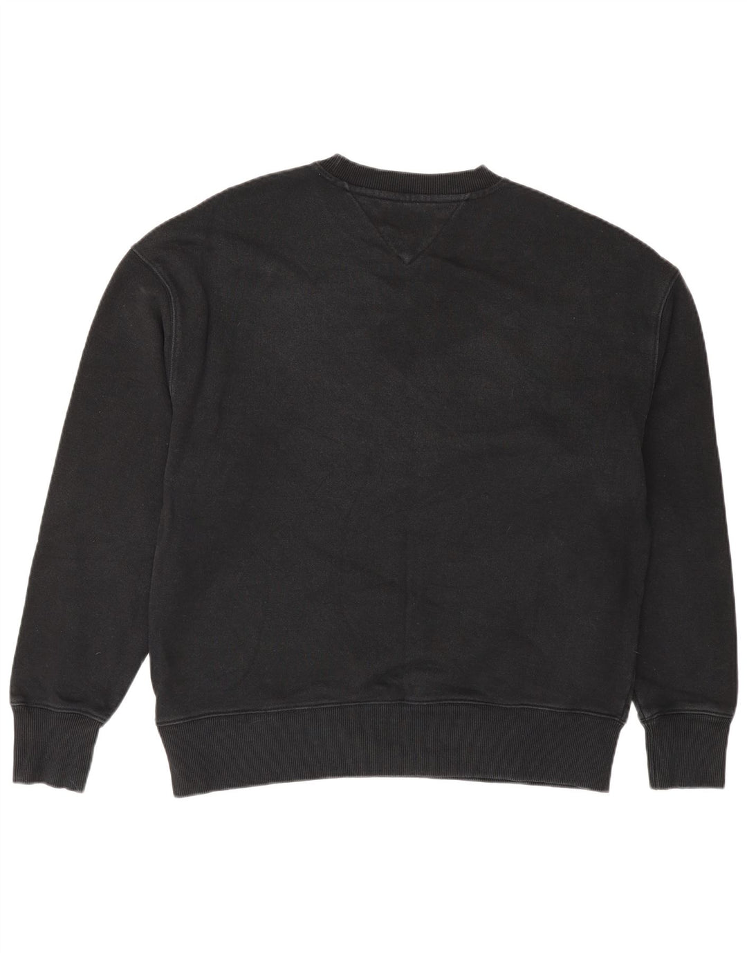 Tommy Hilfiger Mens Graphic Sweatshirt Jumper Small Black Colourblock