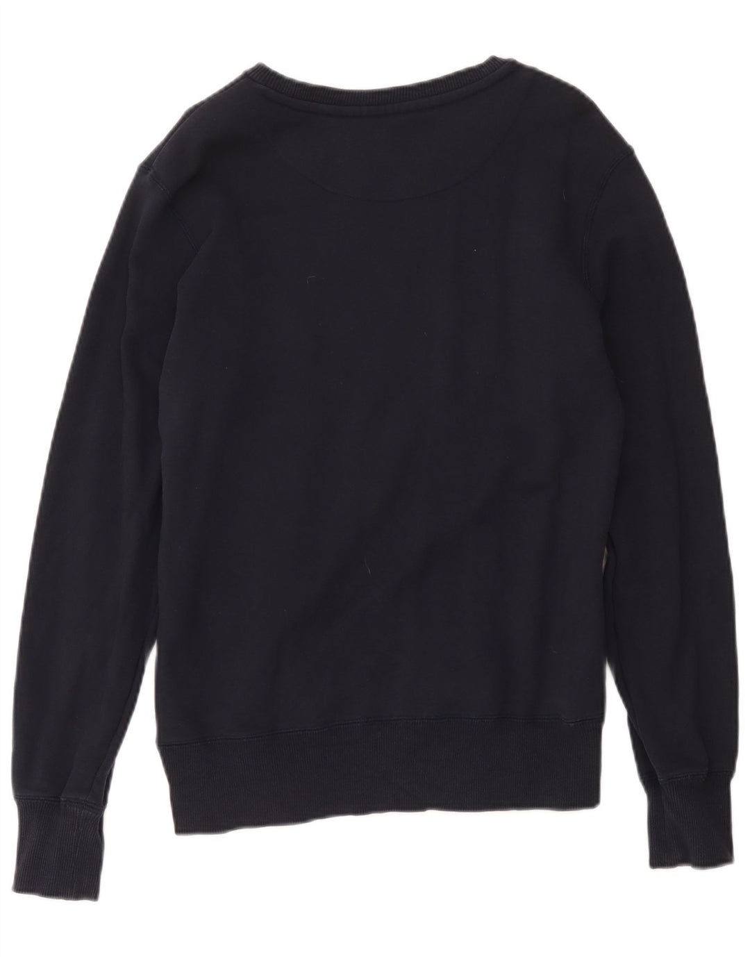 Nike Womens Graphic Sweatshirt Jumper UK 14 Medium Navy Blue Cotton
